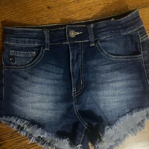 Denim Blue KanCan Women's Shorts